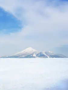 394 猪苗代湖の冬景色