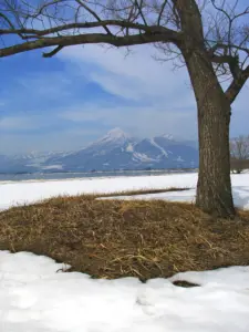 395 猪苗代湖の冬景色